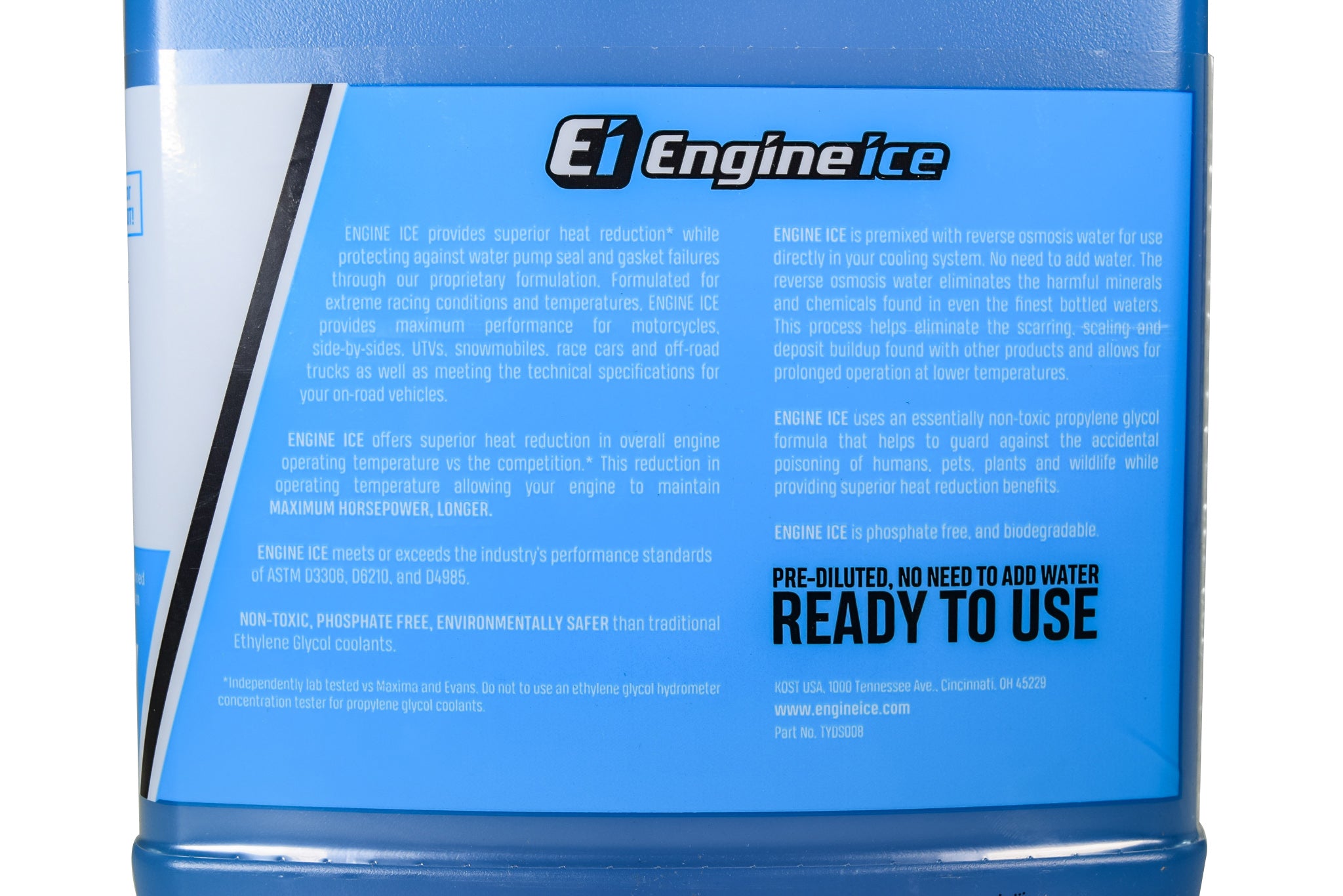 Engine Ice TYDS008-03 High Performance Coolant, 0.5 gallon, 5 Pack