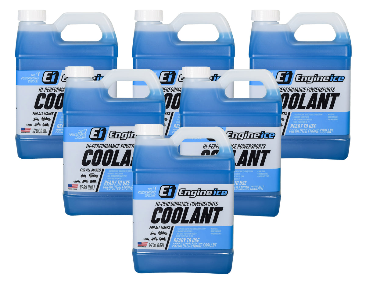 Engine Ice TYDS008-03 High Performance Coolant, 0.5 gallon, 6 Pack