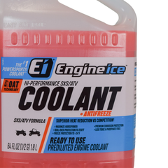 Engine Ice Hi-Performance SXS/ATV Coolant & Antifreeze (0.5 gal) + Coolant System Flush and Clean (0.5 gal) Combo Kit (2-Pack) for ATVs & UTVs