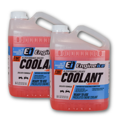 Engine Ice Hi-Performance SXS/ATV Coolant & Antifreeze, Orange, 0.5 Gallon - Optimal Cooling, Phosphate Free, Ready-to-Use for UTVs & ATVs (2 Pack)