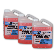 Engine Ice Hi-Performance SXS/ATV Coolant & Antifreeze, Orange, 0.5 Gallon - Optimal Cooling, Phosphate Free, Ready-to-Use for UTVs & ATVs (3 Pack)