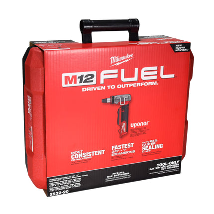 Milwaukee 2532-20 M12 Pro PEX Expander Tool with 1/2 in. - 1 in. RAPID SEAL Pro PEX Expander Heads