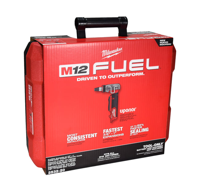 Milwaukee 2532-20 M12 Pro PEX Expander Tool with 1/2 in. - 1 in. RAPID SEAL Pro PEX Expander Heads