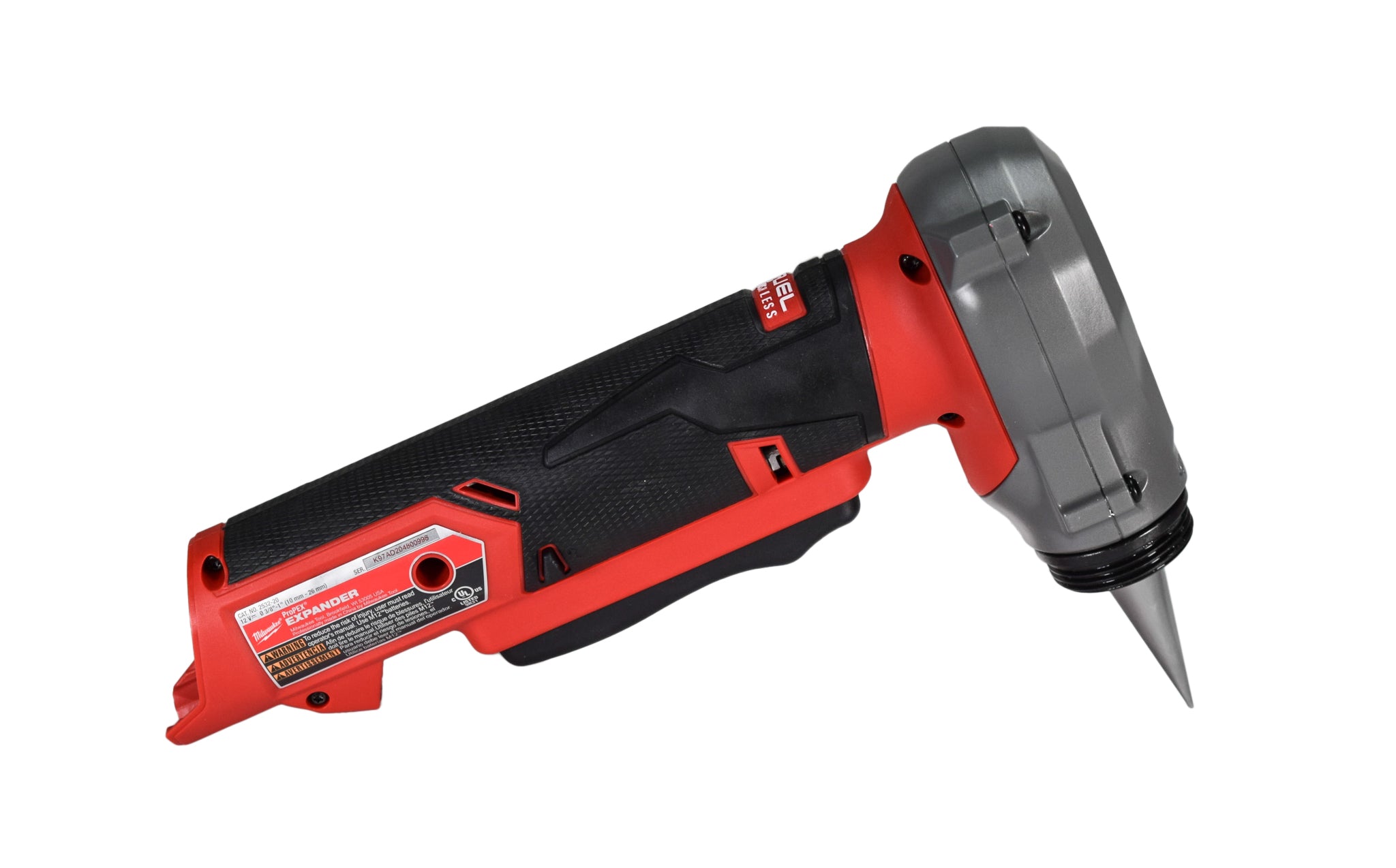 Milwaukee 2532-22 M12 FUEL Cordless 3/8 in. - 1 in. PEX Expansion Tool Kit with (2) 2.0 Ah Batteries, (3) Rapid Seal Expansion Heads