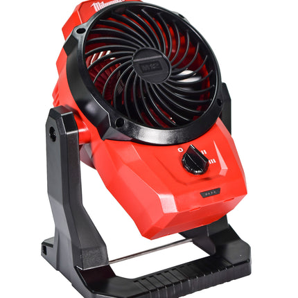Milwauke 0820-20 M12 12-Volt Lithium-Ion Cordless Jobsite Fan (Tool-Only)