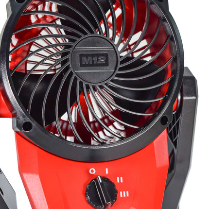 Milwauke 0820-20 M12 12-Volt Lithium-Ion Cordless Jobsite Fan (Tool-Only)