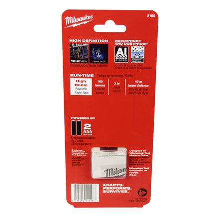 Milwaukee 2105 100 Lumens Aluminum Pen Light with Clip 5 Pack
