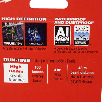 Milwaukee 2105 100 Lumens Aluminum Pen Light with Clip 5 Pack