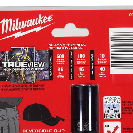 Milwauke 2011R Rechargeable 500L Everyday Carry Flashlight w/ Magnet