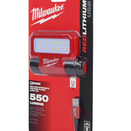 Milwaukee 2114-21 USB Rechargeable Rover Pivoting Flood Light Kit