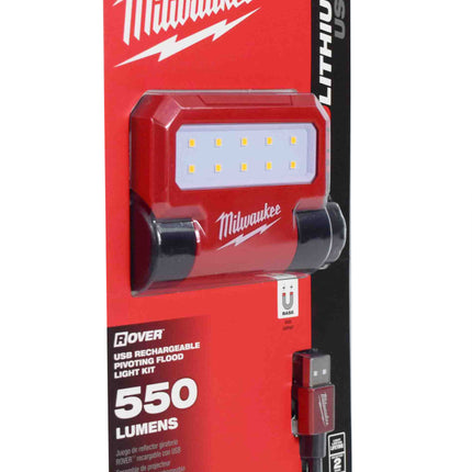 Milwaukee 2114-21 USB Rechargeable Rover Pivoting Flood Light Kit