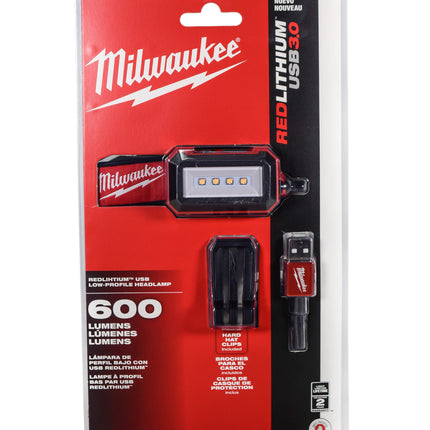 Milwaukee 2115-21 USB Rechargeable LowProfile Headlamp