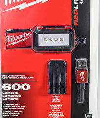 Milwaukee 2115-21 USB Rechargeable LowProfile Headlamp