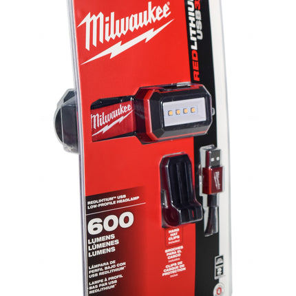 Milwaukee 2115-21 USB Rechargeable LowProfile Headlamp
