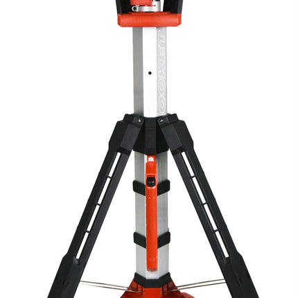 Milwaukee M18 Rocket Dual Power Tower Light (Tool Only) – 2,500 Lumens TrueView High Definition Output, Adjustable 4–7 ft Extension, Dual Power (Battery or Cord), Impact-Resistant Jobsite Work Light