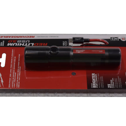 Milwaukee 2161-21 USB Recharrgeable 1100LTwist Focus Flashlight