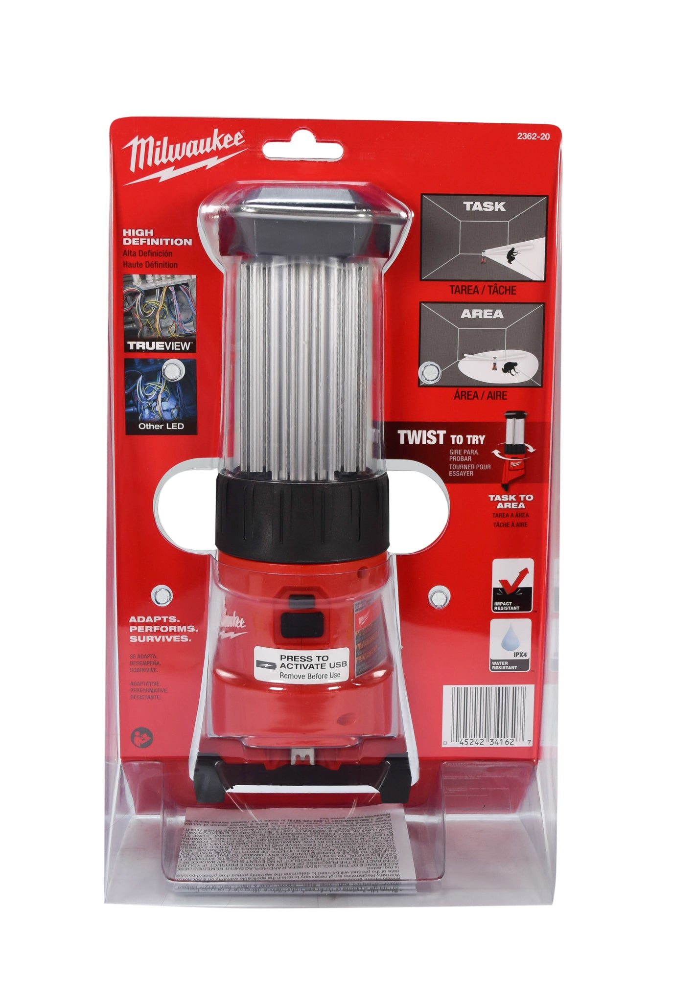 Milwaukee 2362-20 M12 12V Lithium-Ion LED Lantern/Flood Light