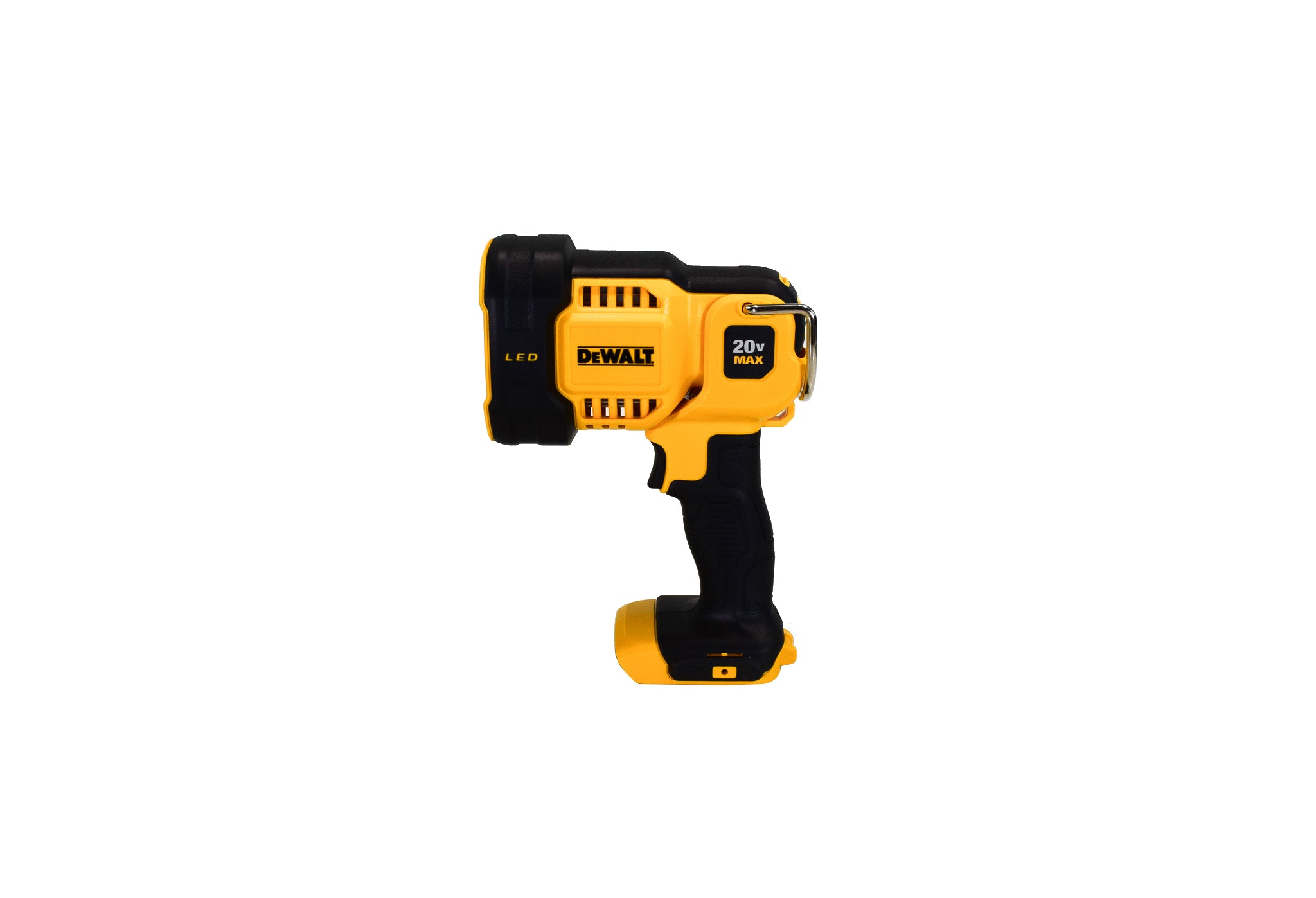DEWALT 20V MAX Cordless LED Spotlight, Jobsite, 1,000 Lumens, 4-Mode, Pivoting Head, High-Performance Illumination for Work and Outdoor Use. Tool Only (DCL043)