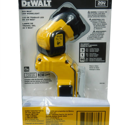 DeWalt DCL044 20V Max LED Hand-Held Work Light
