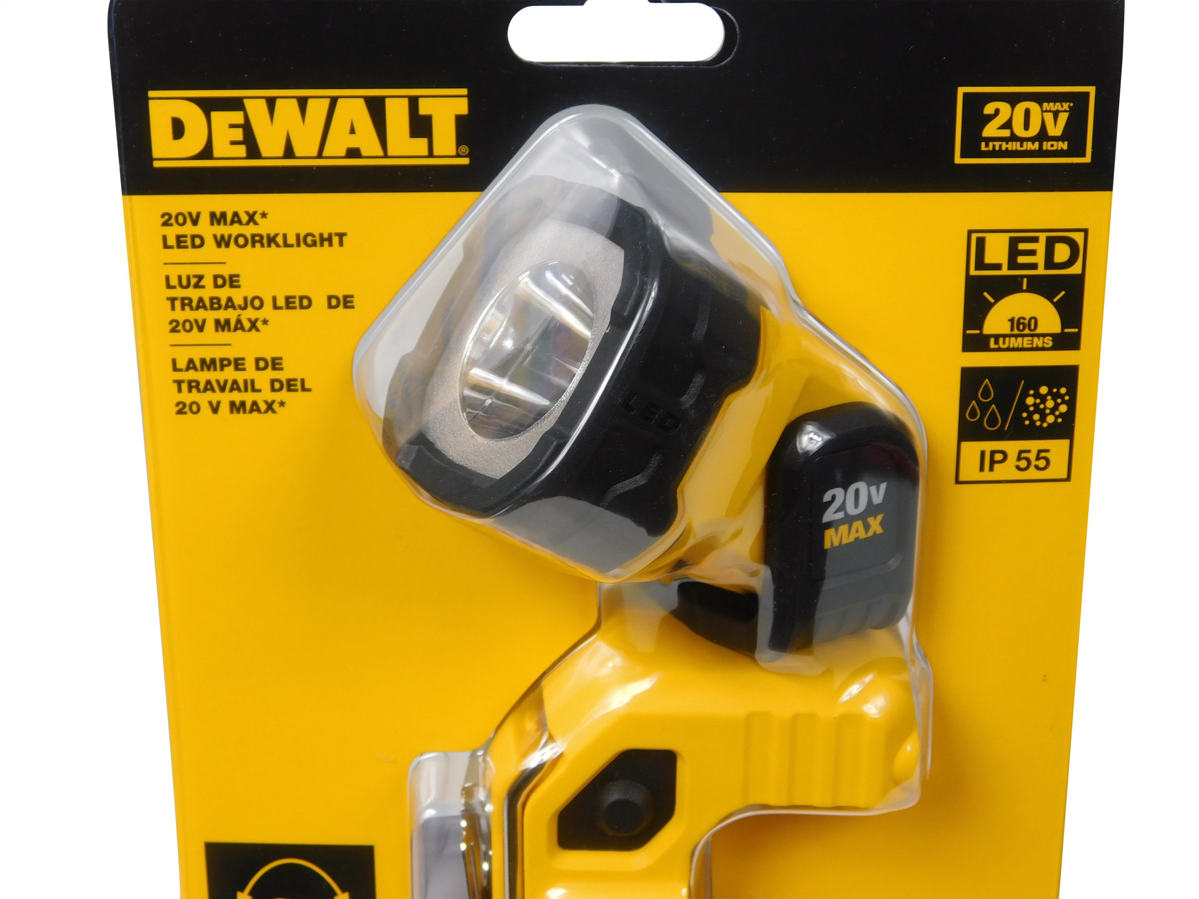 DeWalt DCL044 20V Max LED Hand-Held Work Light