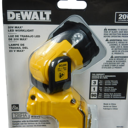 DeWalt DCL044 20V Max LED Hand-Held Work Light