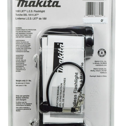 Makita DML815B 18V LXT Lithium-Ion Cordless L.E.D. Flashlight, Flashlight Only