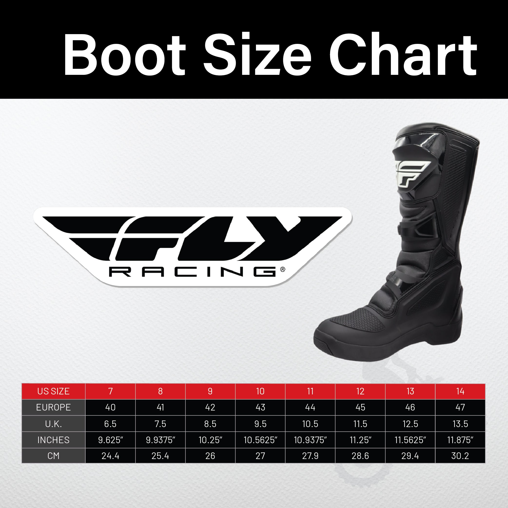 Fly Racing Maverik LT Boots, 2026 Model, (Adult - Size 9) CE Certified Motocross & Off-Road Motorcycle Boots, Adjustable Quick-Lock Buckles, Articulated Ankle Support, Rubber Heat Shield (Black)