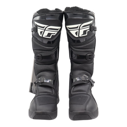 Fly Racing Maverik LT Boots, 2026 Model, (Adult - Size 12) CE Certified Motocross & Off-Road Motorcycle Boots, Adjustable Quick-Lock Buckles, Articulated Ankle Support, Rubber Heat Shield (Black)