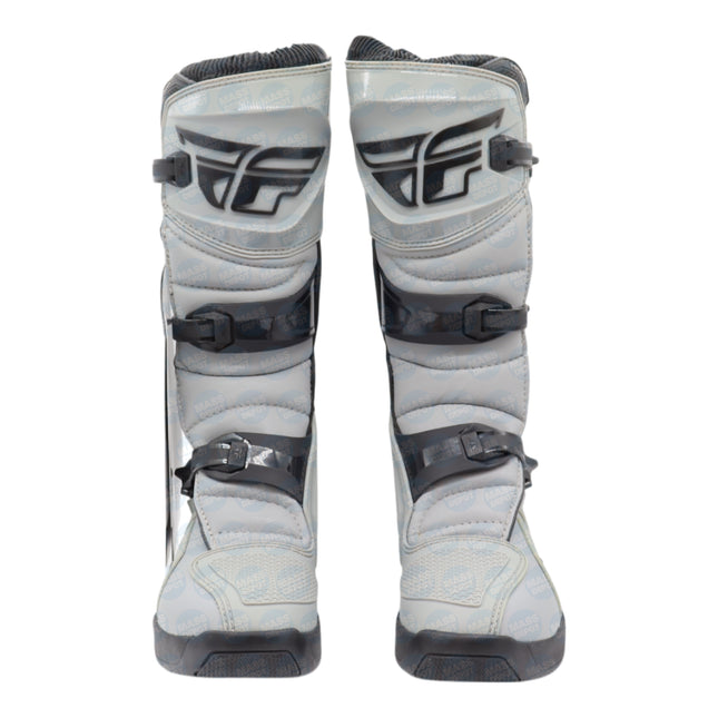 Fly Racing Maverik LT Boots, 2026 Model, (Adult - Size 10) CE Certified Motocross & Off-Road Motorcycle Boots, Adjustable Quick-Lock Buckles, Articulated Ankle Support, Rubber Heat Shield (Grey/Black)