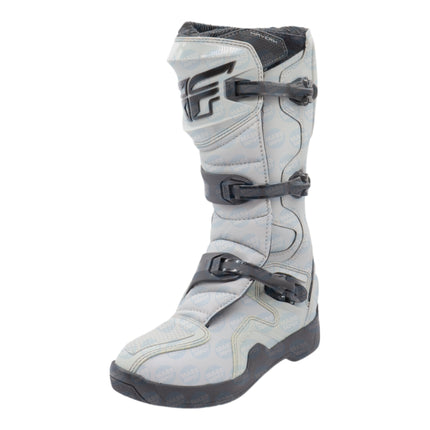 Fly Racing Maverik LT Boots, 2026 Model, (Adult - Size 10) CE Certified Motocross & Off-Road Motorcycle Boots, Adjustable Quick-Lock Buckles, Articulated Ankle Support, Rubber Heat Shield (Grey/Black)