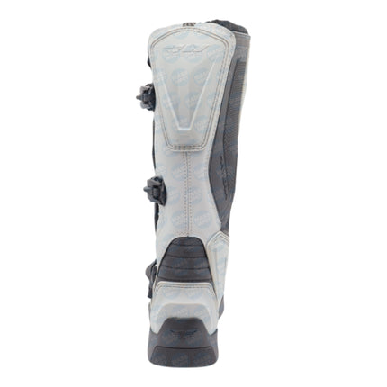 Fly Racing Maverik LT Boots, 2026 Model, (Adult - Size 10) CE Certified Motocross & Off-Road Motorcycle Boots, Adjustable Quick-Lock Buckles, Articulated Ankle Support, Rubber Heat Shield (Grey/Black)