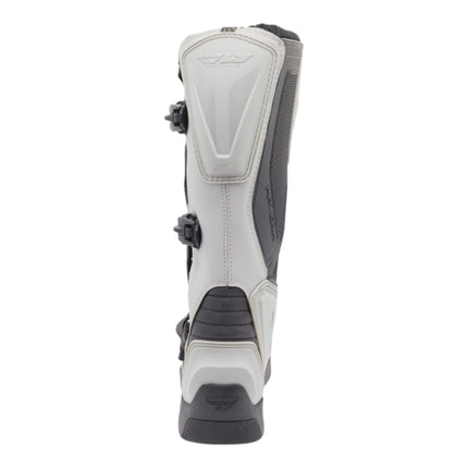 Fly Racing Maverik LT Boots, 2026 Model, for Adults, Size 12 - Lightweight Enduro Riding Boots with 3D Molded Shift Panels, Articulated Ankle Support, and Durable Rubber Heat Shield (Grey/Black)