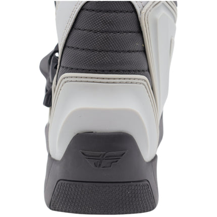 Fly Racing Maverik LT Boots, 2026 Model, for Adults, Size 12 - Lightweight Enduro Riding Boots with 3D Molded Shift Panels, Articulated Ankle Support, and Durable Rubber Heat Shield (Grey/Black)