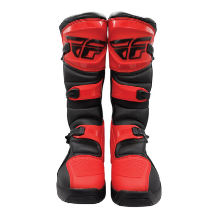 Fly Racing Maverik LT Boots, 2026 Model, for Adults, Size 9 - Lightweight Off-Road Riding Boots with 3D Molded Shift Panels, Articulated Ankle Support, and Durable Rubber Heat Shield, ( Red/Black