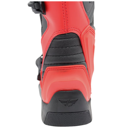 Fly Racing Maverik LT Boots, 2026 Model, for Adults, Size 9 - Lightweight Off-Road Riding Boots with 3D Molded Shift Panels, Articulated Ankle Support, and Durable Rubber Heat Shield, ( Red/Black