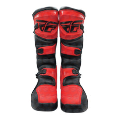Fly Racing Maverik LT Boots, 2026 Model, (Adult - Size 10) CE Certified Motocross & Off-Road Motorcycle Boots, Adjustable Quick-Lock Buckles, Articulated Ankle Support, Rubber Heat Shield (Red/Black)