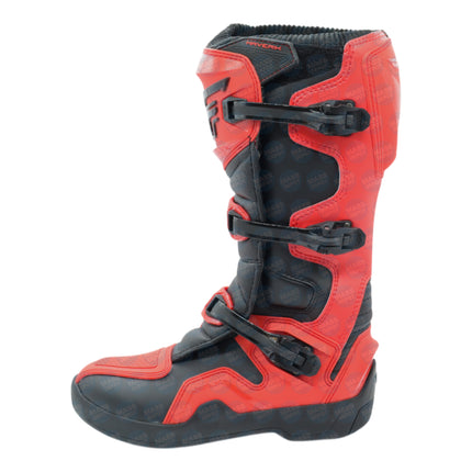 Fly Racing Maverik LT Boots, 2026 Model, (Adult - Size 10) CE Certified Motocross & Off-Road Motorcycle Boots, Adjustable Quick-Lock Buckles, Articulated Ankle Support, Rubber Heat Shield (Red/Black)
