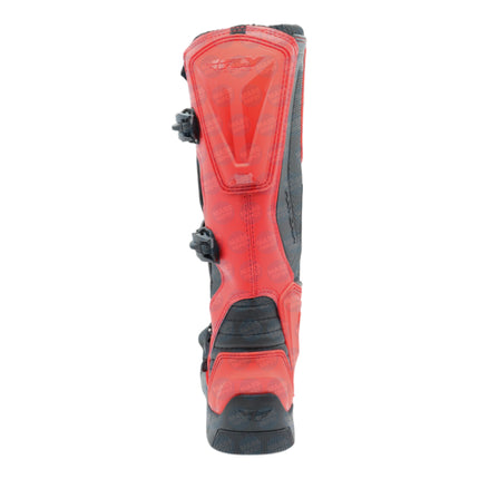 Fly Racing Maverik LT Boots, 2026 Model, (Adult - Size 10) CE Certified Motocross & Off-Road Motorcycle Boots, Adjustable Quick-Lock Buckles, Articulated Ankle Support, Rubber Heat Shield (Red/Black)