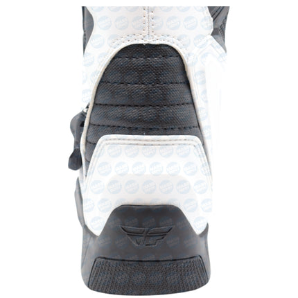 Fly Racing Maverik LT Boots, 2026 Model, (Adult - Size 9) CE Certified Motocross & Off-Road Motorcycle Boots, Adjustable Quick-Lock Buckles, Articulated Ankle Support, Rubber Heat Shield (White/Black)