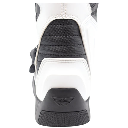 Fly Racing Maverik LT Boots, 2026 Model, for Adults, Size 12 - Lightweight Off-Road Riding Boots with 3D Molded Shift Panels, Articulated Ankle Support, and Durable Rubber Heat Shield (White/Black)