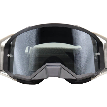 Fly Racing Zone Elite Goggles – Premium Motocross & Off-Road Goggles with HD Lens System, Quick-Change Technology & Pro Fit (Black/Grey)