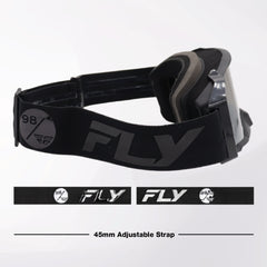 ZONE PRO GOGGLE BLACK/BLACK W/ BLACK MIRROR/SMOKE LENS