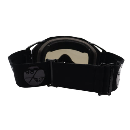 Fly Racing Zone Pro Goggles – Premium Motocross & Off-Road Goggles with Anti-Fog Lens, Tear-Off System, Quick-Change Lens & Comfortable Triple-Layer Foam - Includes Clear Lens & Microfiber Bag (Black)