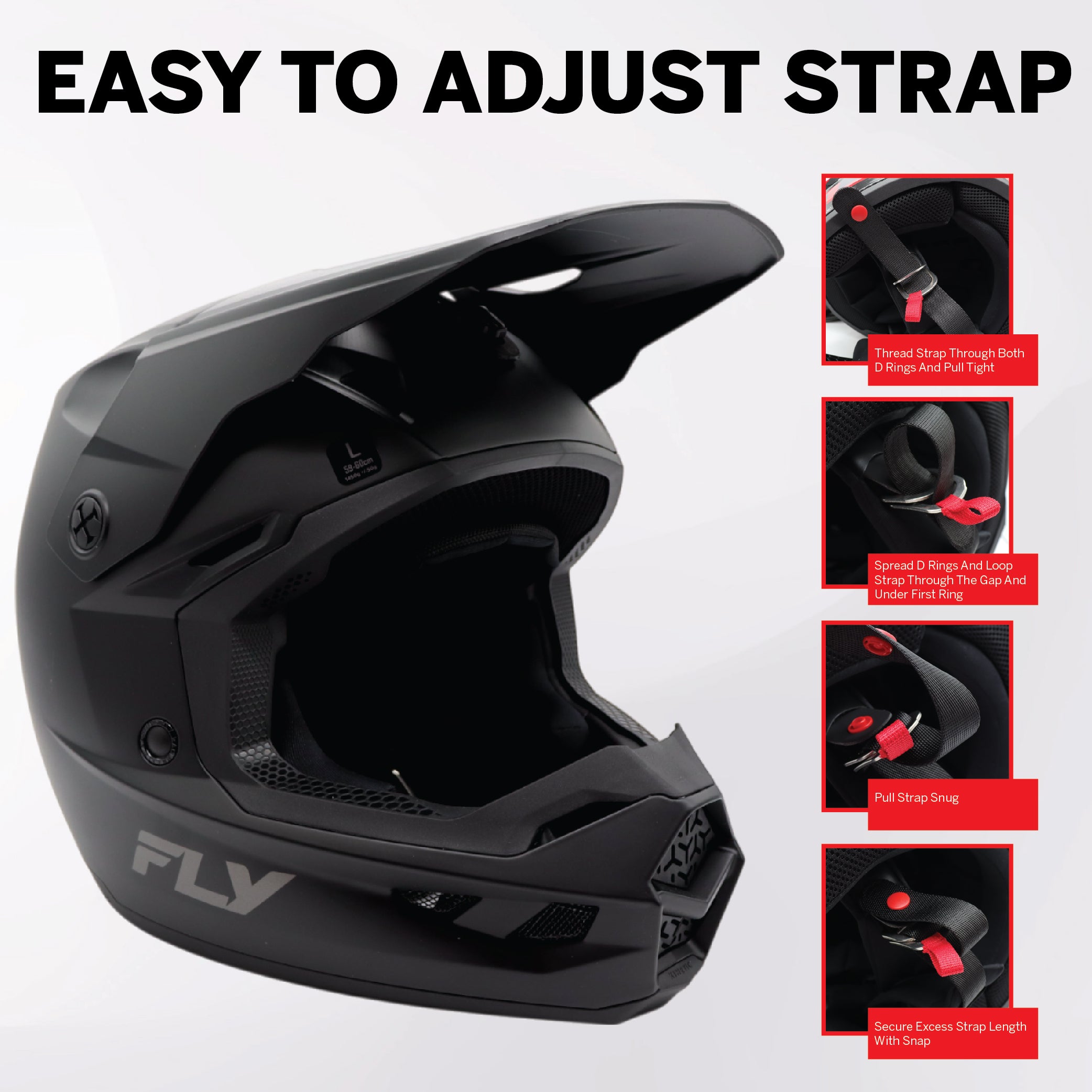 KINETIC SOLID HELMET MATTE BLACK XL