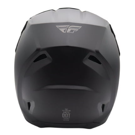 Fly Racing Kinetic Solid Helmet - DOT & ECE22.06 Approved Protection – Lightweight, Ventilated & Precision-Fit Design X-Large (Black)
