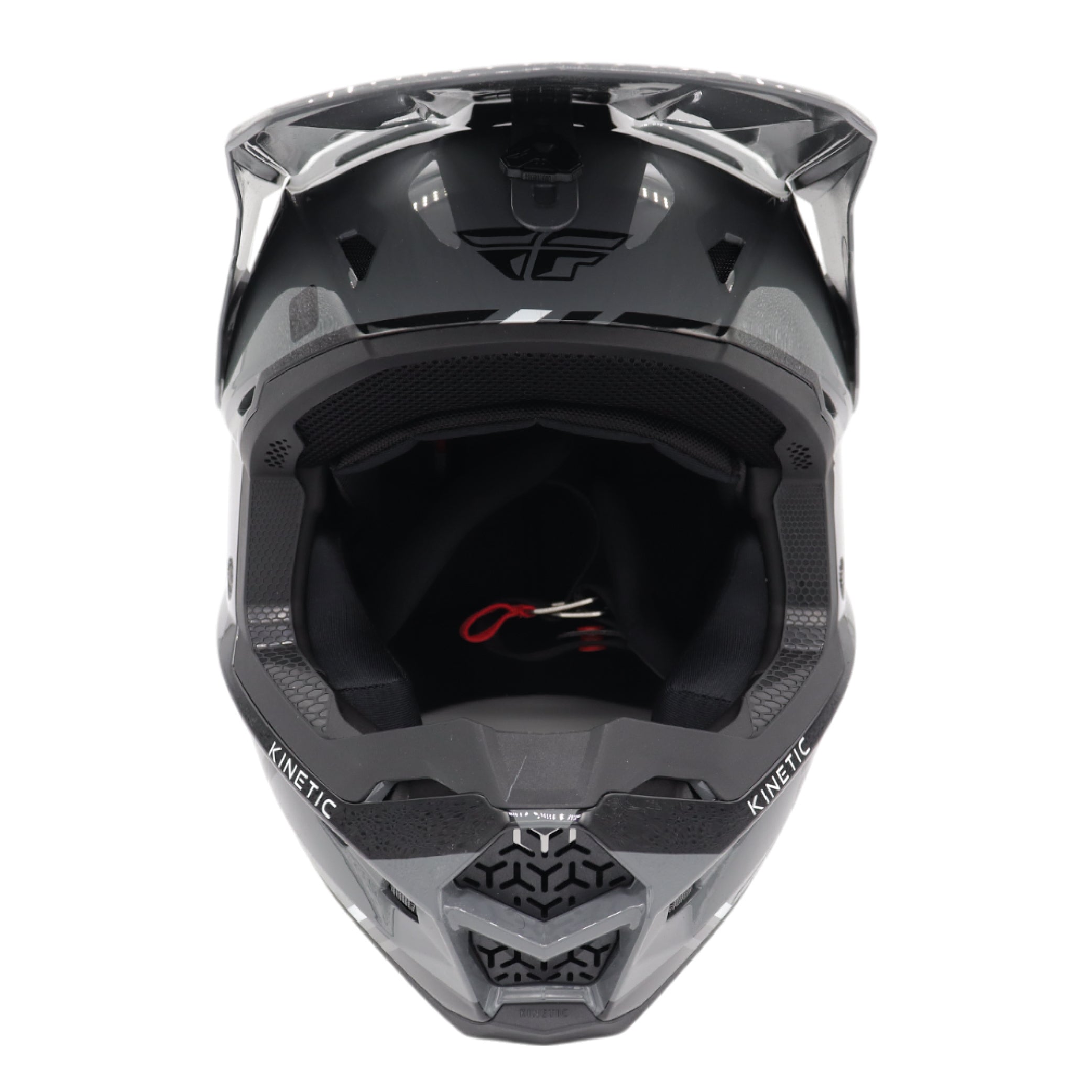 KINETIC VERDICT HELMET GREY/BLACK/WHITE XL