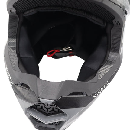 Fly Racing Kinetic Verdict Helmet – DOT/ECE 22.06 Approved – Lightweight MX Helmet with TFV Ventilation, Removable Liner & Helmet Bag X-Large (Grey/Black/White)