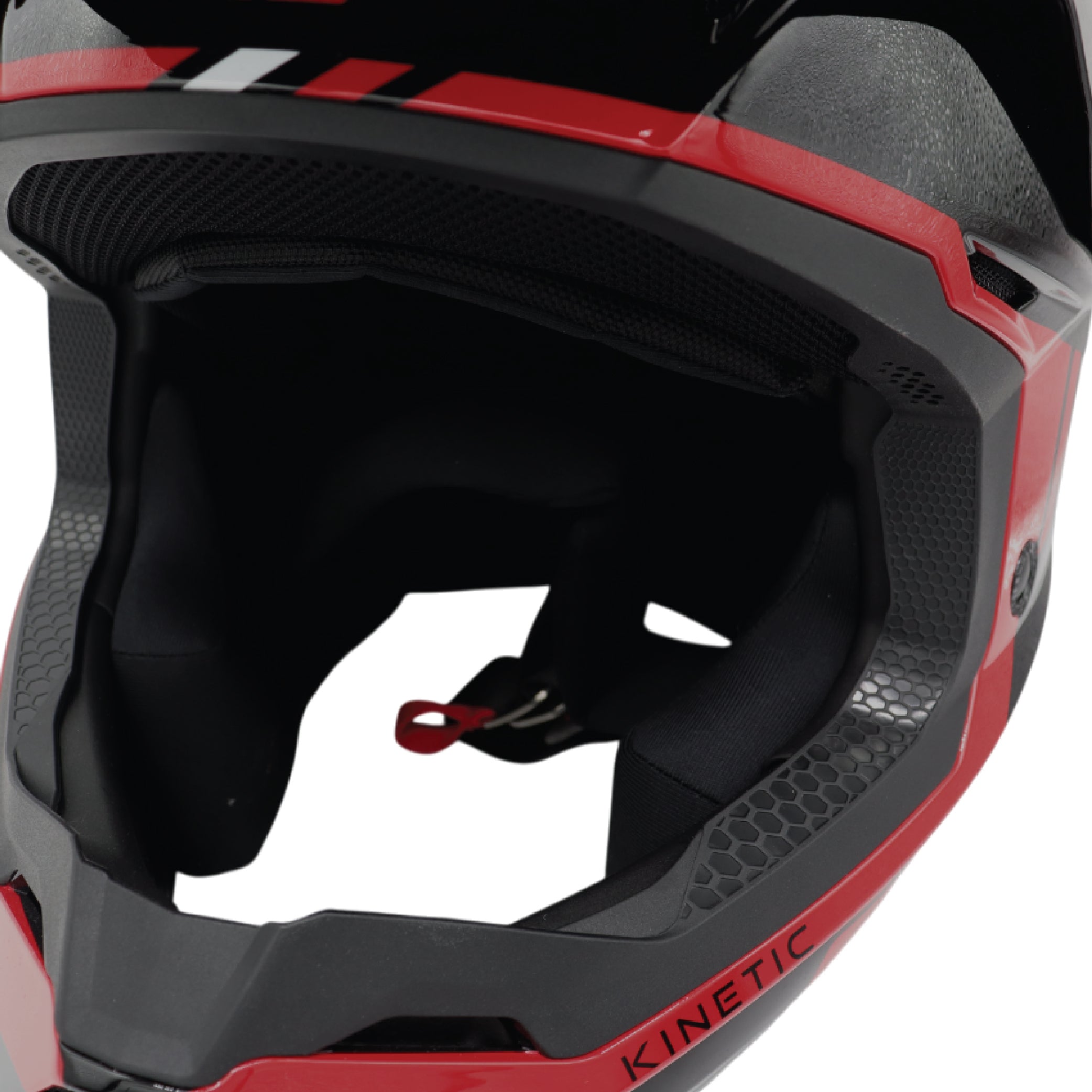 KINETIC VERDICT HELMET BLACK/RED/WHITE XL