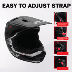 KINETIC VERDICT KRYPTEK HELMET BLACK/GREY LG