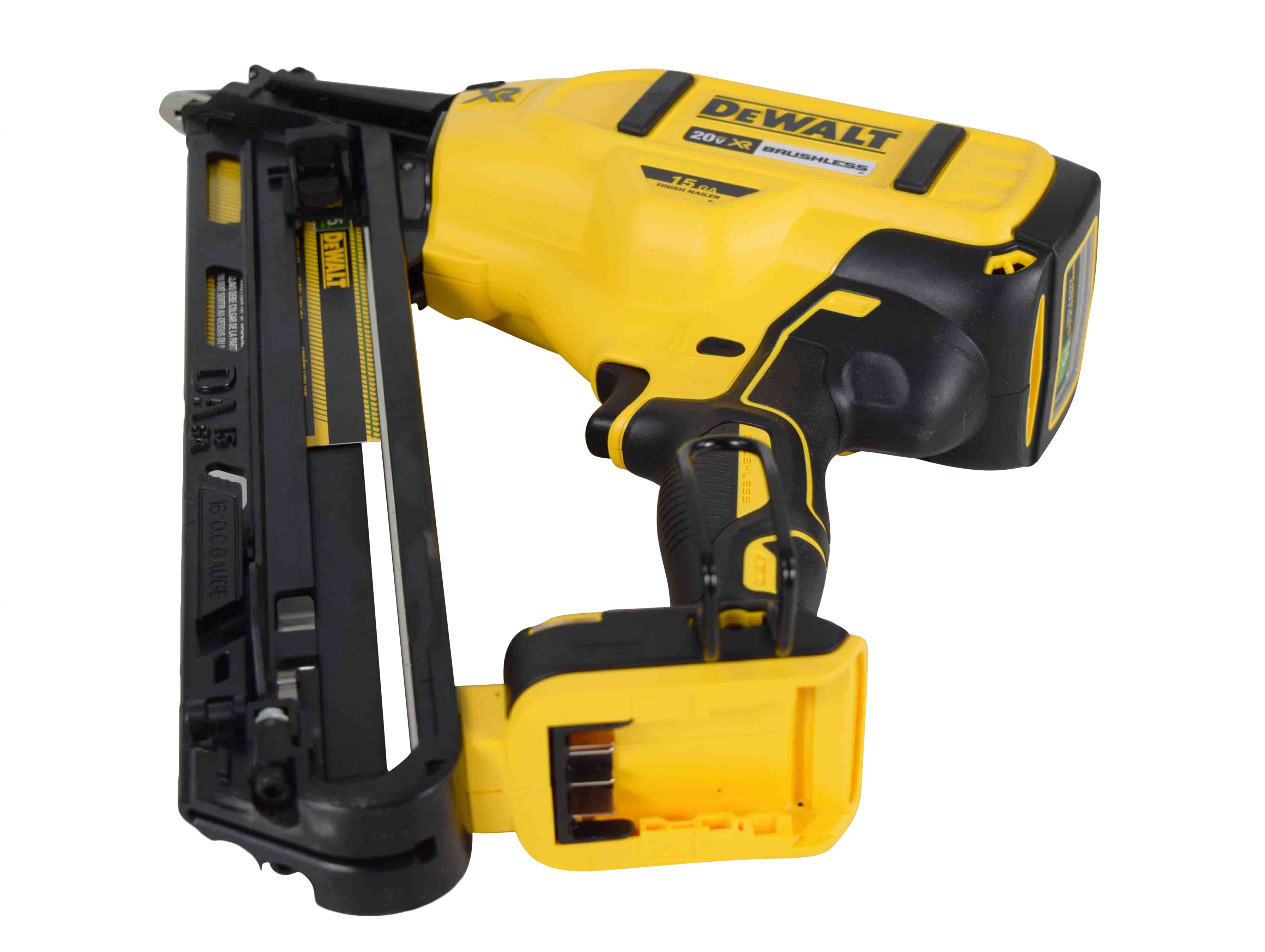 Dewalt DCN650B 20V MAX XR Cordless Lithium-Ion 15 Gauge Angled Finish Nailer